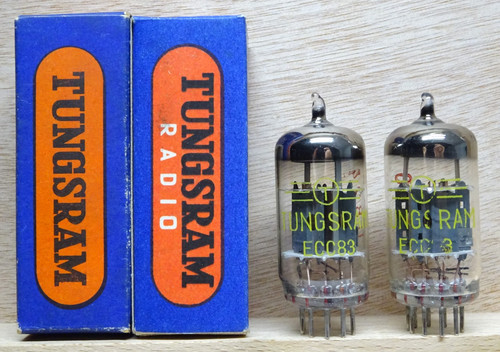 Pair tungsram ecc83 über - ecc83, |